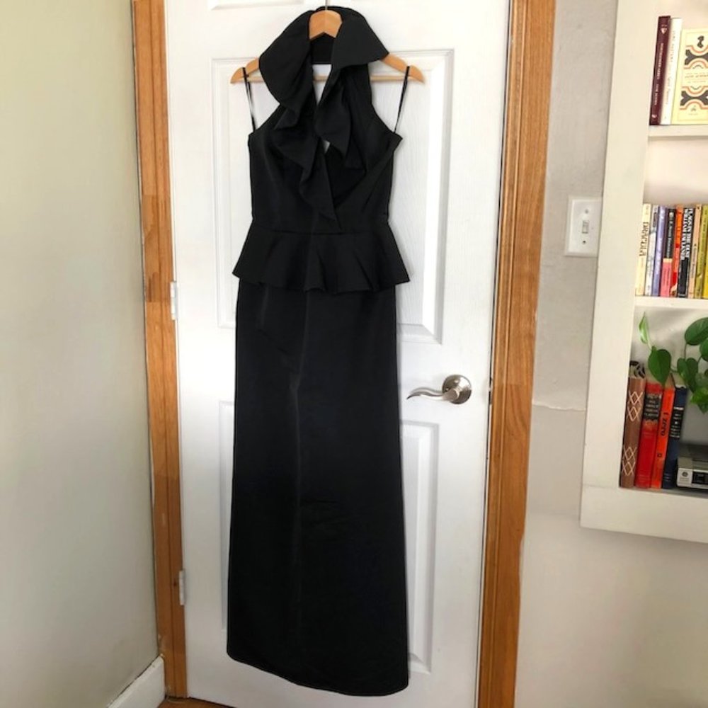 MICHAEL MAIELLO FOR PAT RICHARDS Vintage Halter Cocktail Dress